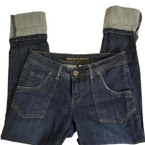 Element Cropped skinny fit cuffed Cotton  blend size 5 jeans